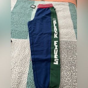 NWT Puma Black Fives Sweat Pants size Large